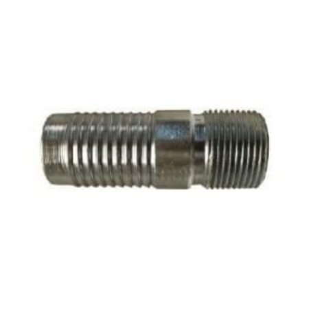 MIDLAND METAL Hose Adapter, Adapter FittingConnector, 112 x 114 Nominal, Hose x MNPT End Style, Steel, Zin 973887